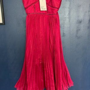 Self Portrait Pink Chiffon Dress - US 6/UK 10